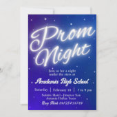 Invitation Prom Night - Under the Stars  (Devant)