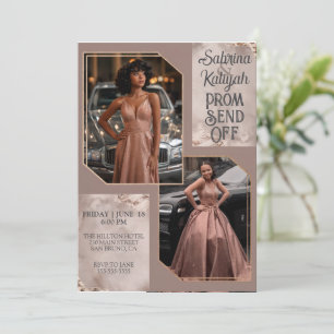 Invitation Prom Personnalisé Envoyer Hors Graduation Couple P