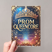 Invitation Prom Queencore : thème royal époustoufl (In situ (ordinateur de poche))