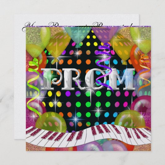 Invitation Prom - SRF (Devant / Derrière)