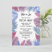 Invitation Prom tropical (Debout devant)