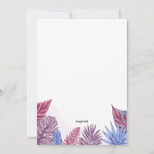 Invitation Prom tropical (Dos)