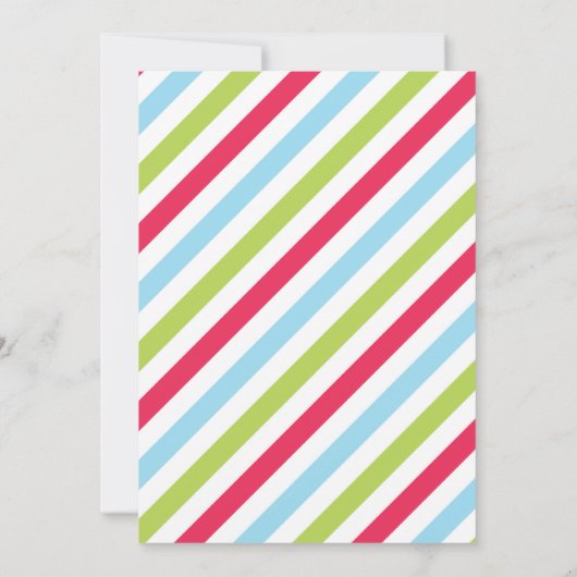 Invitation Promenade D'Anniversaire De Snow Cone Par Annivers (Dos)