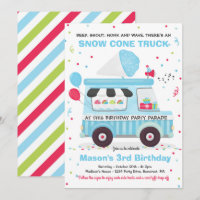 Promenade D'Anniversaire De Snow Cone Par Annivers