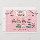 Invitation Promenade de la fille par Anniversaire Parade Invi (Devant)