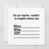 Invitation Promenade Du Père Et De L'Enfant (Dos)