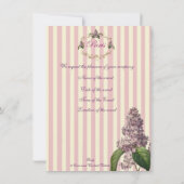 Invitation Promenade matinale sur les Champs-Élysées (Dos)