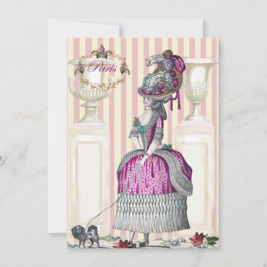 Invitation Promenade matinale sur les Champs-Élysées (Devant)