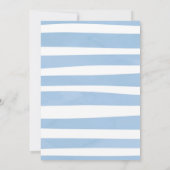 Invitation Promenade par Anniversaire Parade Party Blue Drive (Dos)