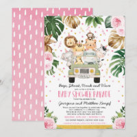 Promenez-vous dans le Safari Floral Rose Baby show