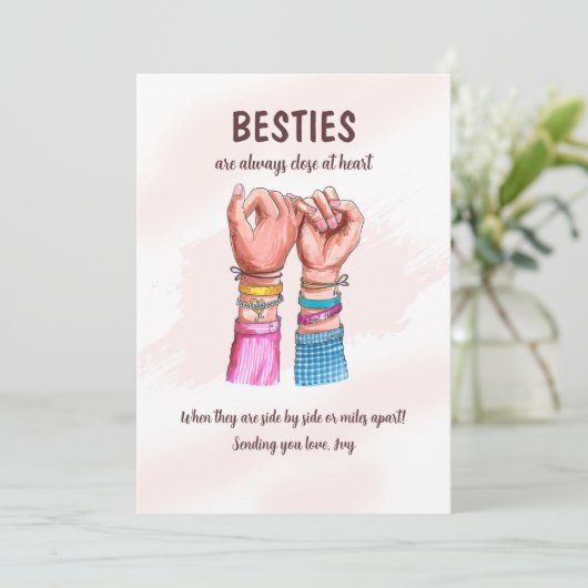 Invitation Promesse Pinky (Debout devant)