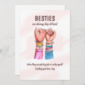 Invitation Promesse Pinky (Devant / Derrière)