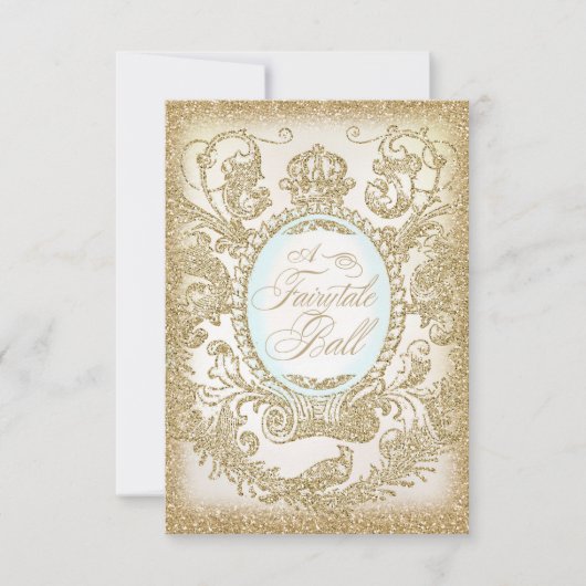 Invitation Promo à balles Fairytale 3,5 x 5 (Devant)