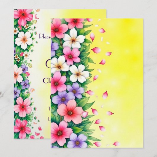 Invitation Promotion 2025 (Devant / Derrière)