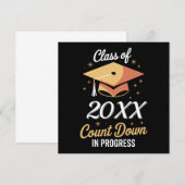 Invitation Promotion 2026 Décompte en cours Personnalisé (Devant / Derrière)