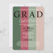 Invitation Promotion 2026 Photo Moderne (Dos)