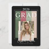 Invitation Promotion 2026 Photo Moderne (Devant)