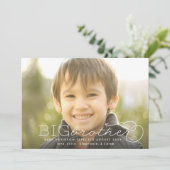 Invitation Promotion de la Grossesse photo Big Brother (Debout devant)