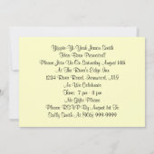 Invitation Promotion @ Groupe de travail Yippie Yi Ouais Invi (Dos)