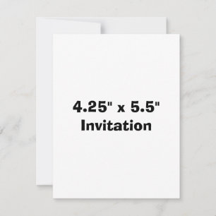 Invitation Promotion simple de la marque au carré 4,25" x 5,5