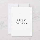 Invitation Promotion Simple de Marque Arrondi 3,5" x 5" (Devant)