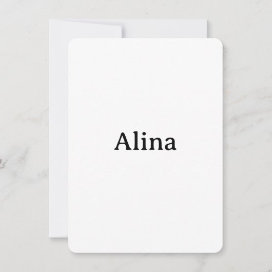 Invitation Promotion Simple de Marque Arrondi 4,5" x 6,25" (Devant)