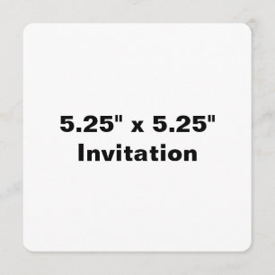 Invitation Promotion Simple de Marque Arrondi 5,25" x 5,25"