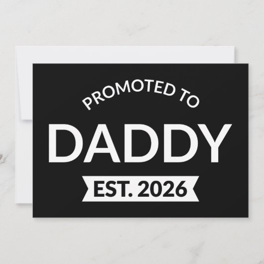 Invitation Promu À Daddy Est. 2026 II (Devant)