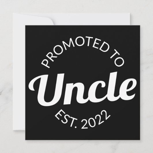 Invitation Promu À Oncle Est. 2022 I (Devant)