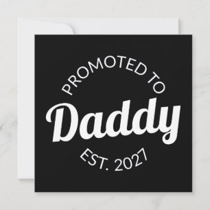 Invitation Promu Papa 2027 Nouveau Papa Baby Shower Je