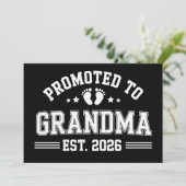 Invitation Promue Grand-mère Ét 2026 Annonce de bébé (Debout devant)