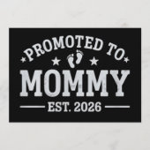 Invitation Promue Maman prévue 2026 Annonce de bébé Maman (Devant)