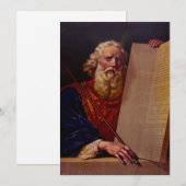 Invitation Prophet Moses on Mount Sinai – High-Fidelity Epic  (Devant / Derrière)