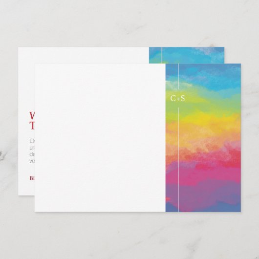 Invitation Proposition Bridesmaid (Devant / Derrière)