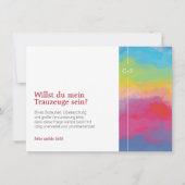 Invitation Proposition Bridesmaid (Dos)