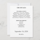 Invitation Proposition Bridesmaid (Dos)