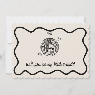Invitation Proposition d'aide d'État manuscrite de Boule Disc