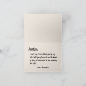 Invitation Proposition d'aide d'État manuscrite de Boule Disc (Intérieur)