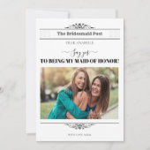 Invitation Proposition d'aide-mémoire du journal Police de sc (Devant)