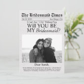 Invitation Proposition d'aide-mémoire personnalisée du journa (Debout devant)