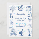 Invitation Proposition d'aide-ménagère de la tour de Champagn (Devant)