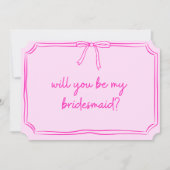 Invitation Proposition d'aide-ménagère manuscrite Coquette Bo (Devant)