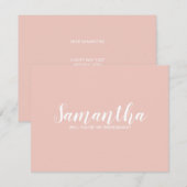 Invitation Proposition de Bridesmaid de script moderne (Devant / Derrière)