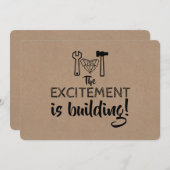 Invitation Proposition de fabricant du contrat de constructio (Devant / Derrière)