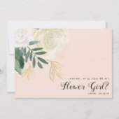 Invitation Proposition de fille de Parties scintillant de bro (Devant)