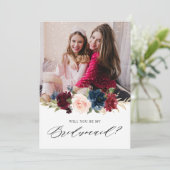 Invitation Proposition de la Bridesmaid Russe Florale de la M (Debout devant)