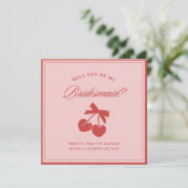Invitation Proposition de la domestique Coquette Cherry & Bow (Debout devant)