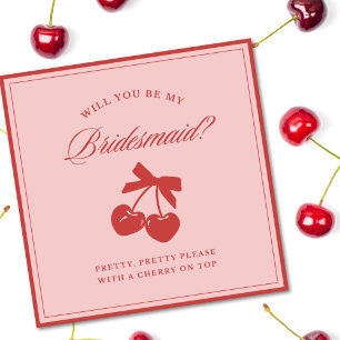 Invitation Proposition de la domestique Coquette Cherry & Bow