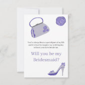 Invitation Proposition de la domestique Robe d'aquarelle (Dos)