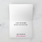 Invitation Proposition de la femme d'honneur (Intérieur)